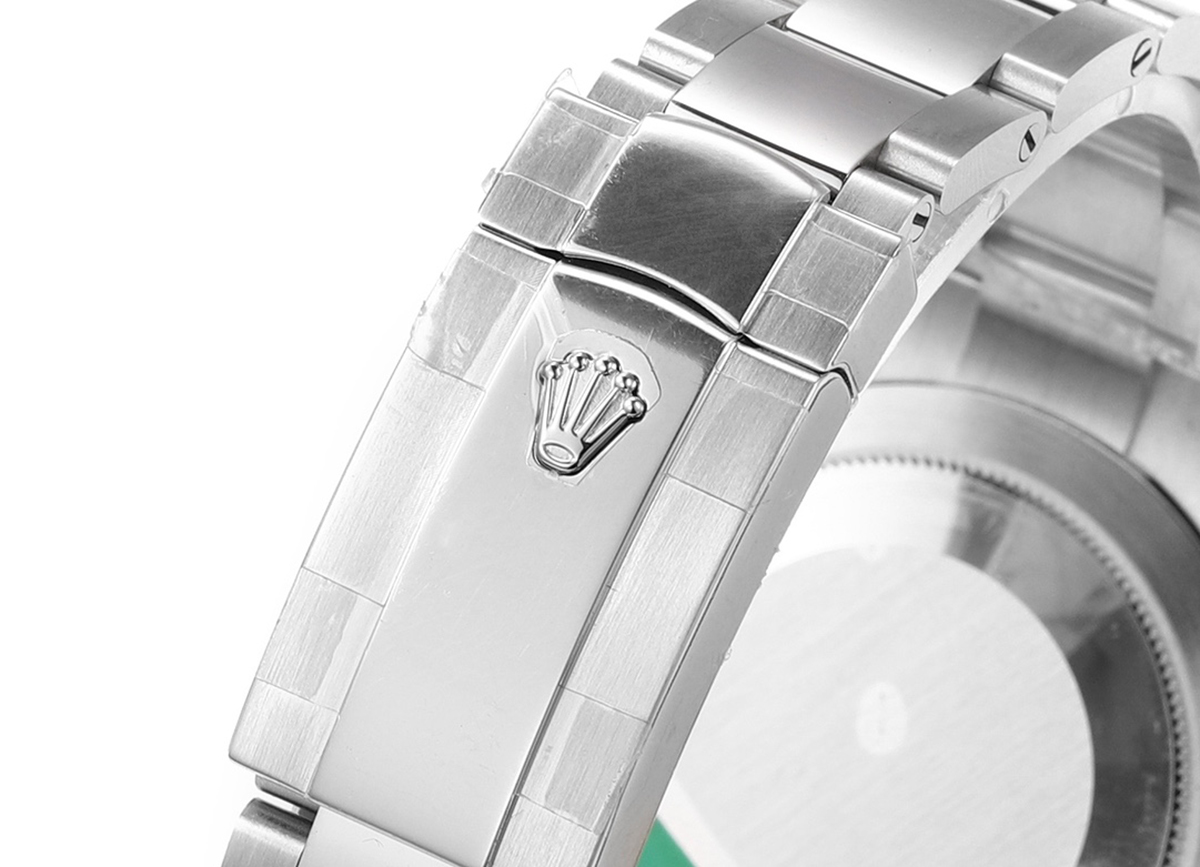 Datejust 41 Black Dial Stick Markers with Rainbow D1am0nd Bezel in Steel on Oyster Bracelet